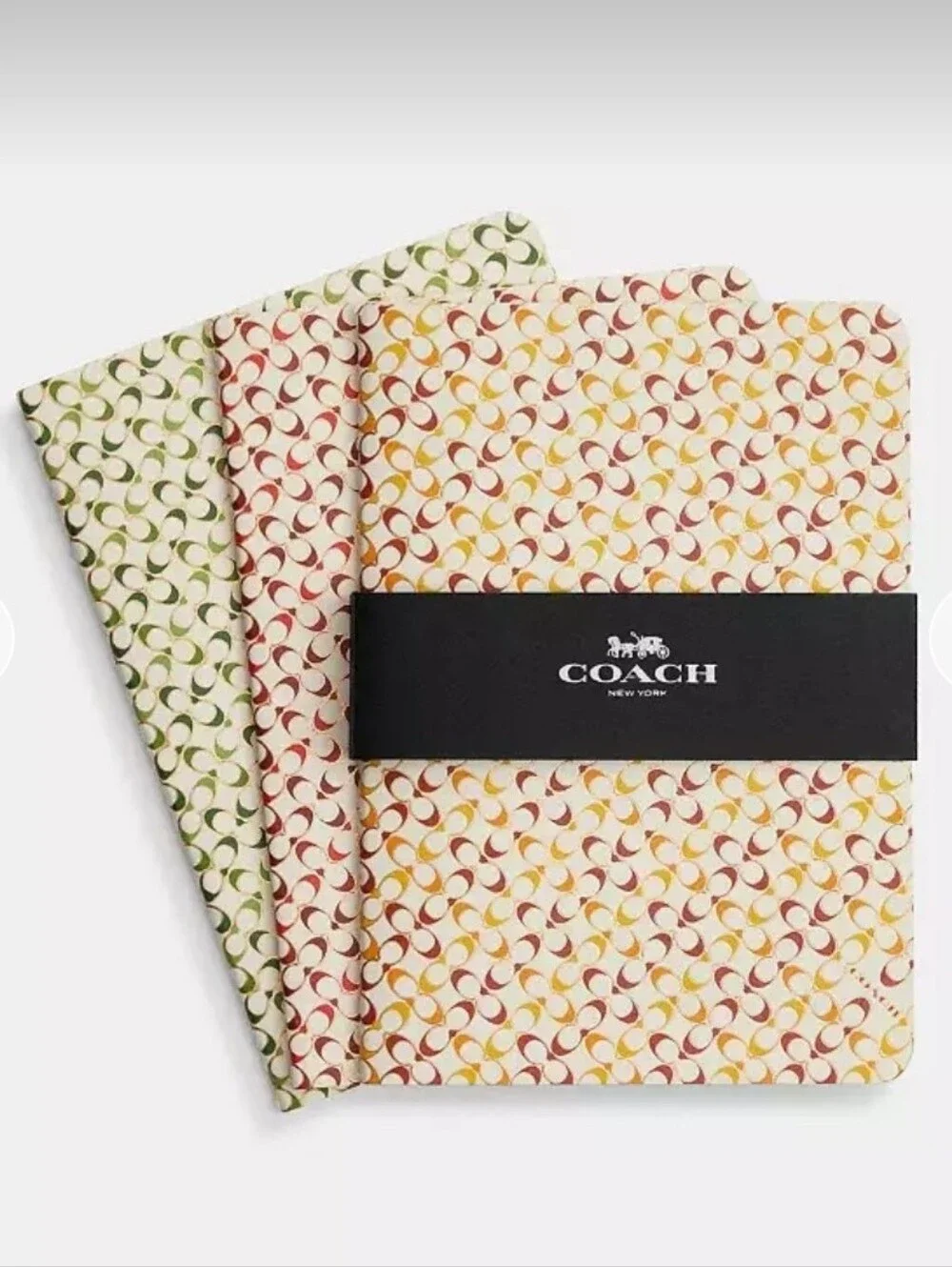 New Coach Notebook Set In Signature